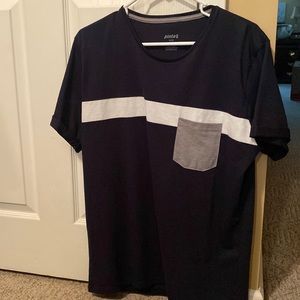 Navy XL Men’s T-shirt with pocket